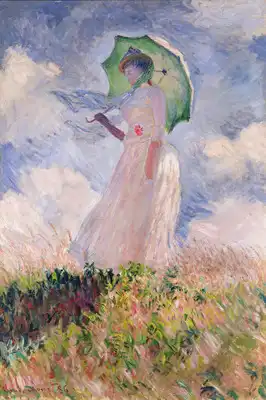 Monet, Claude: Lady with a parasol